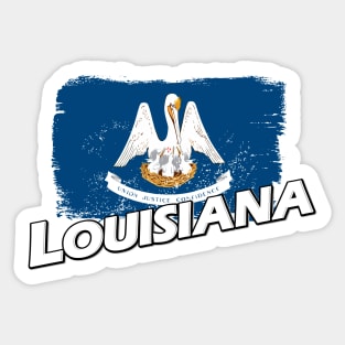 Louisiana flag Sticker